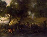 Watteau Antoine Idylls of War  - Hermitage